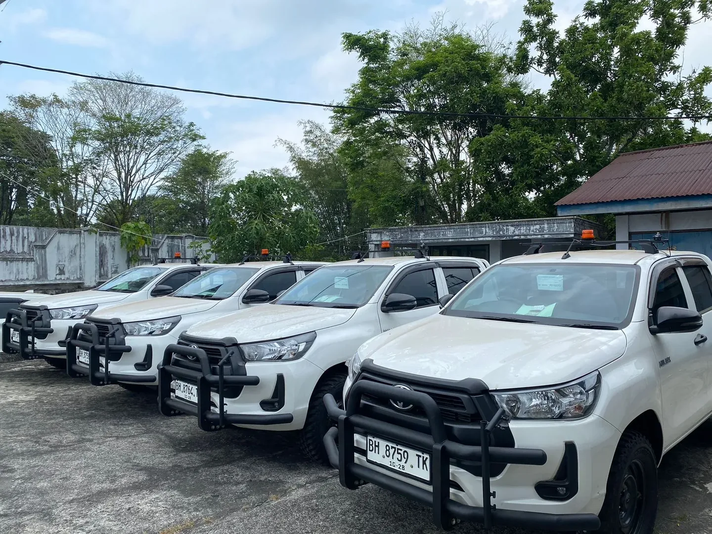 Pemeriksaan Fisik & Checklist Unit di Area Staging Pool Akas Cargo
